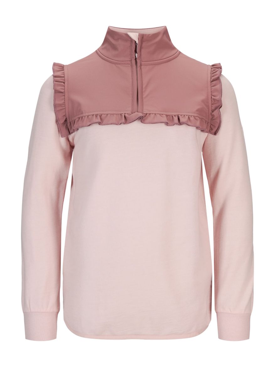 Bilde av WoolLand Moelv sweater brushed fleece RoseSmoke